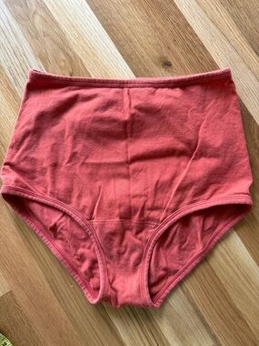 ARQ brick red high waisted bottoms M